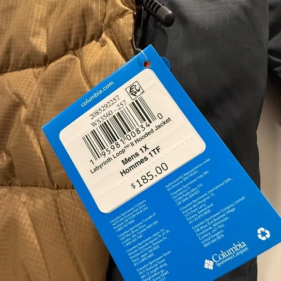 Brand NEW w tags! Columbia Labyrinth Loop II Hooded Jacket for Men. XL-size. - Picture 7 of 16